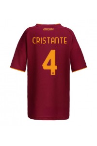 AS Roma Bryan Cristante #4 Jalkapallovaatteet Naisten Kotipaita 2025-26 Lyhythihainen